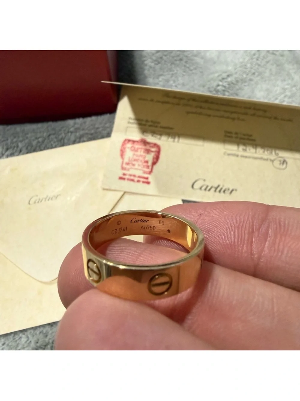 Cartier Love Ring Classic Model | 18k Yellow Gold | Size 9 (60)